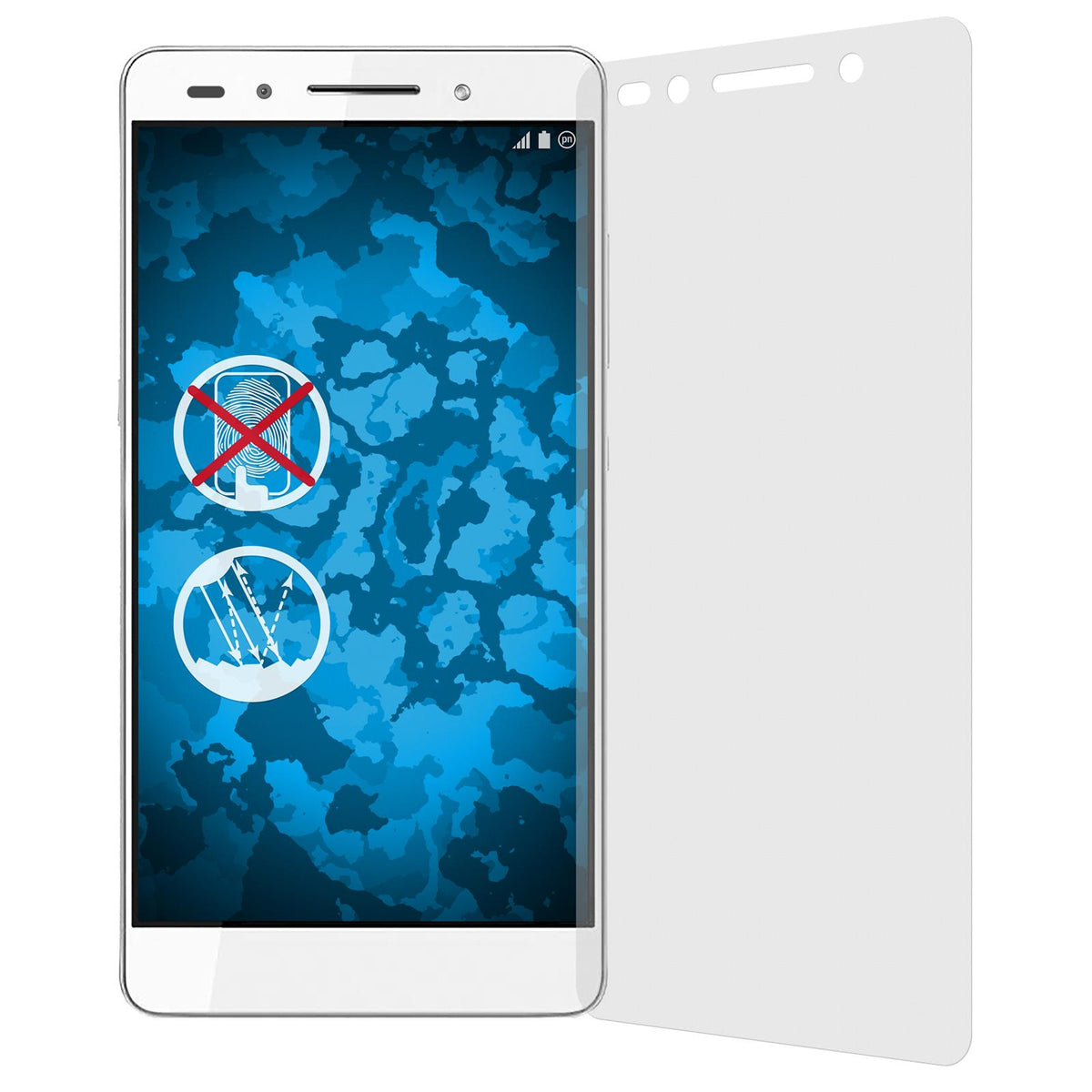4 x Huawei Honor 7 Displayschutzfolie matt