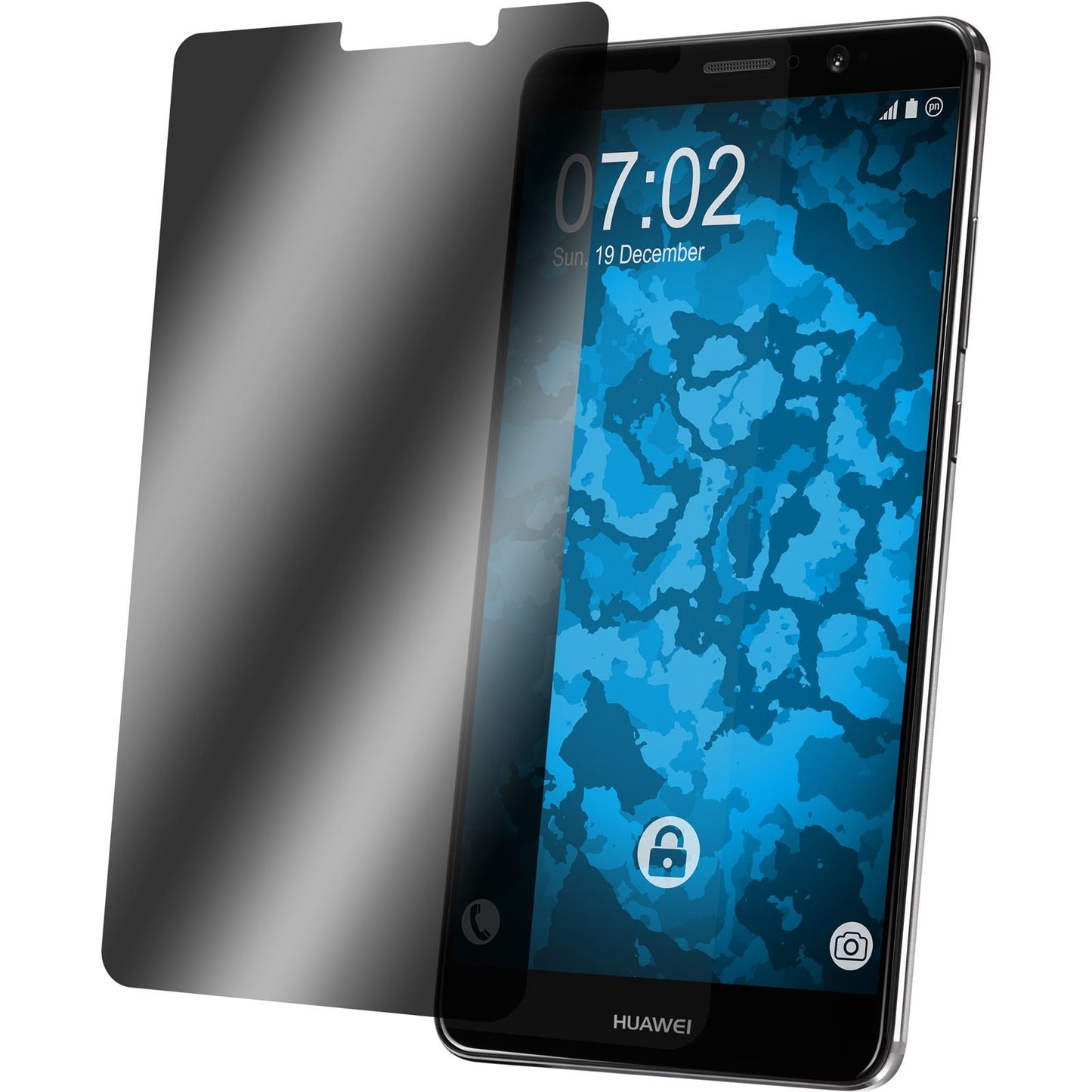 4 x Huawei Mate 9 Displayschutzfolie Privacy