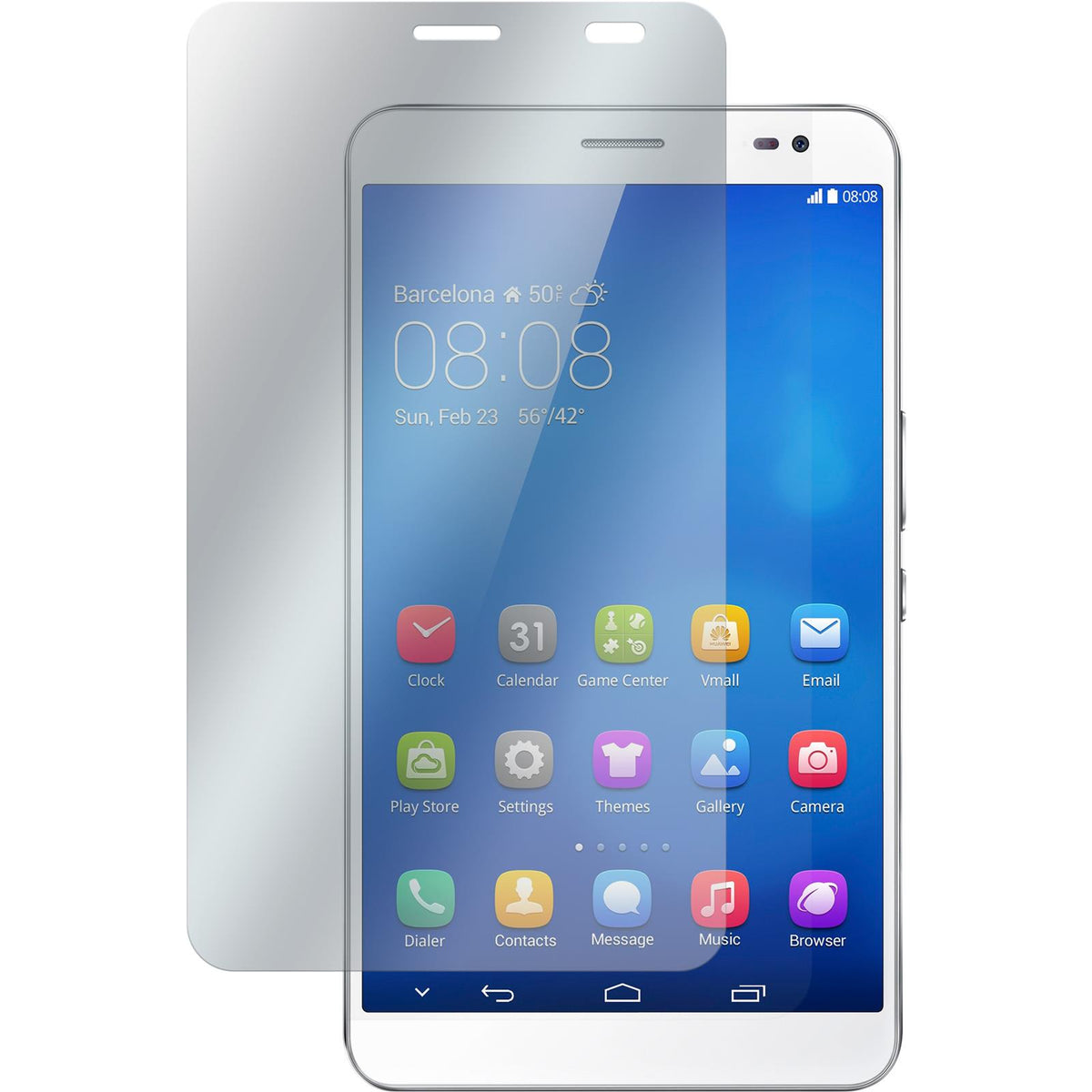 4 x Huawei MediaPad X1 Displayschutzfolie klar