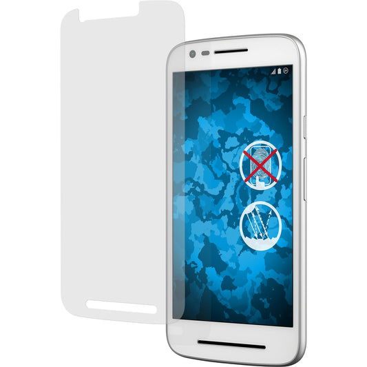4 x Lenovo Moto E3 Displayschutzfolie matt