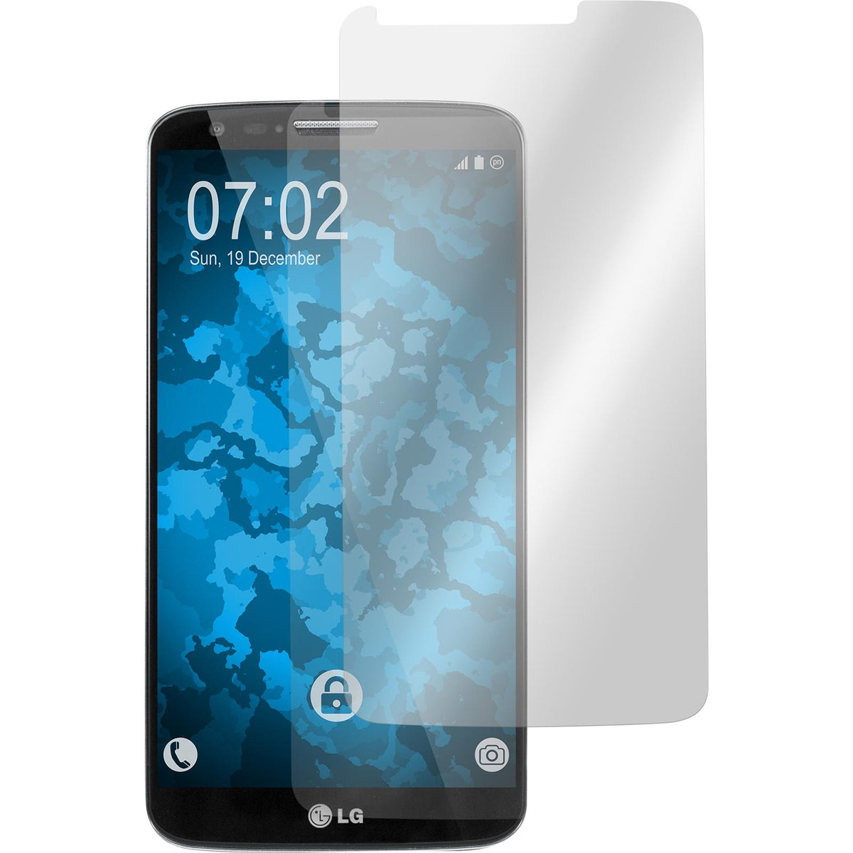 4 x LG G2 Displayschutzfolie klar
