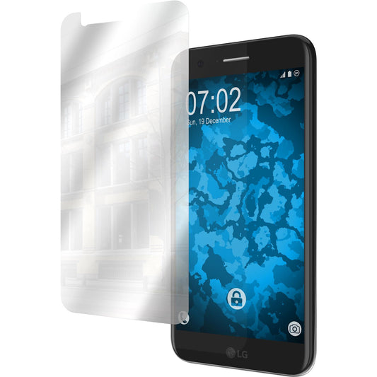 4 x LG K10 2017 Displayschutzfolie verspiegelt