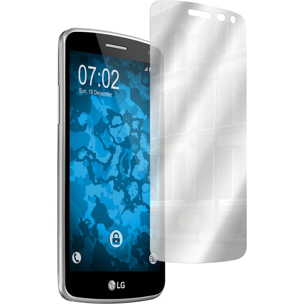 4 x LG K5 Displayschutzfolie verspiegelt
