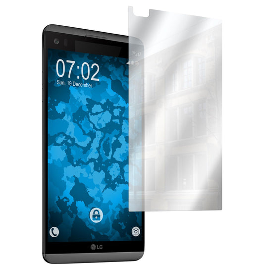 4 x LG V20 Displayschutzfolie verspiegelt