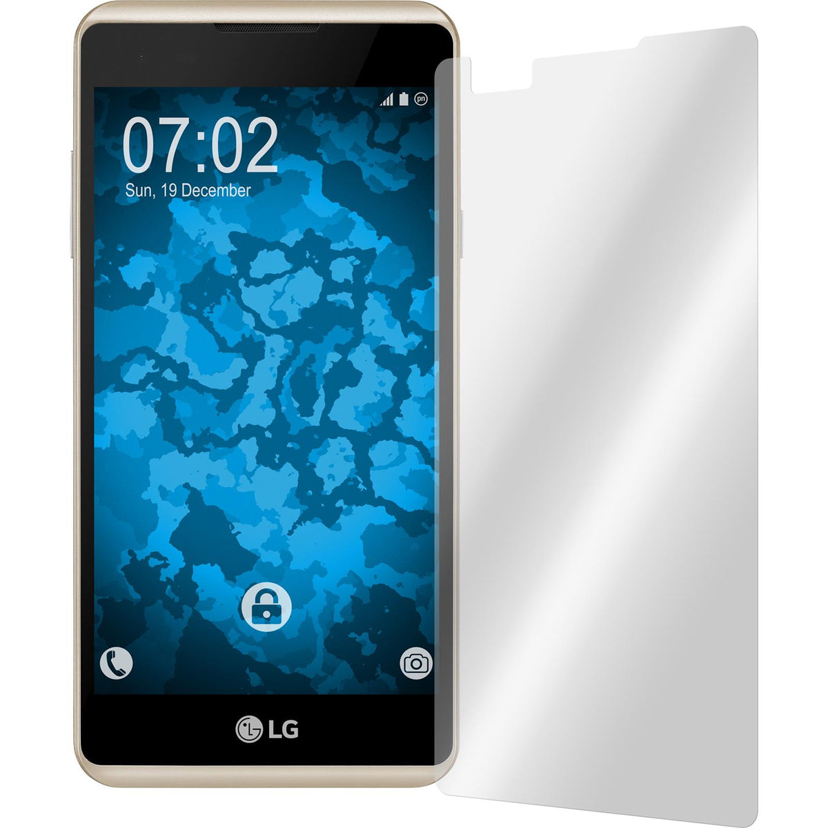 4 x LG X style Displayschutzfolie klar