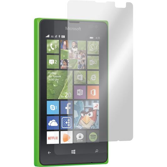 4 x Microsoft Lumia 435 Displayschutzfolie matt