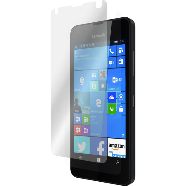 4 x Microsoft Lumia 550 Displayschutzfolie klar