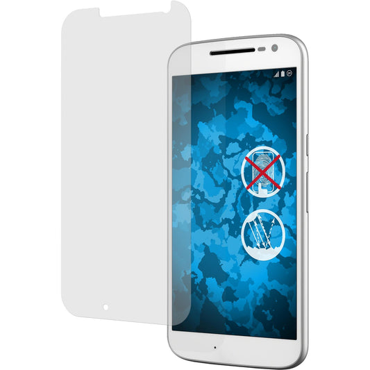 4 x Motorola Moto G4 Displayschutzfolie matt