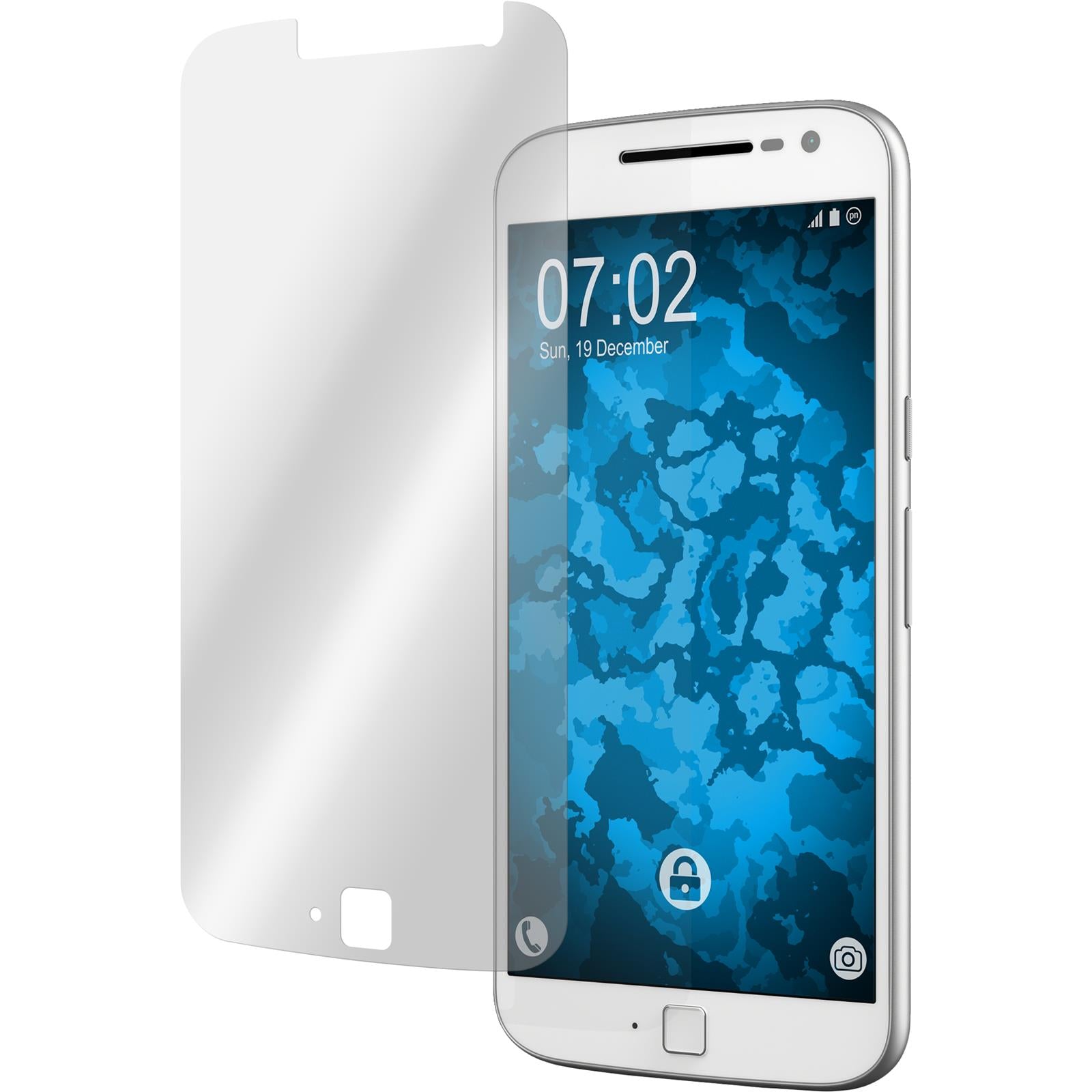 4 x Motorola Moto G4 Plus Displayschutzfolie klar
