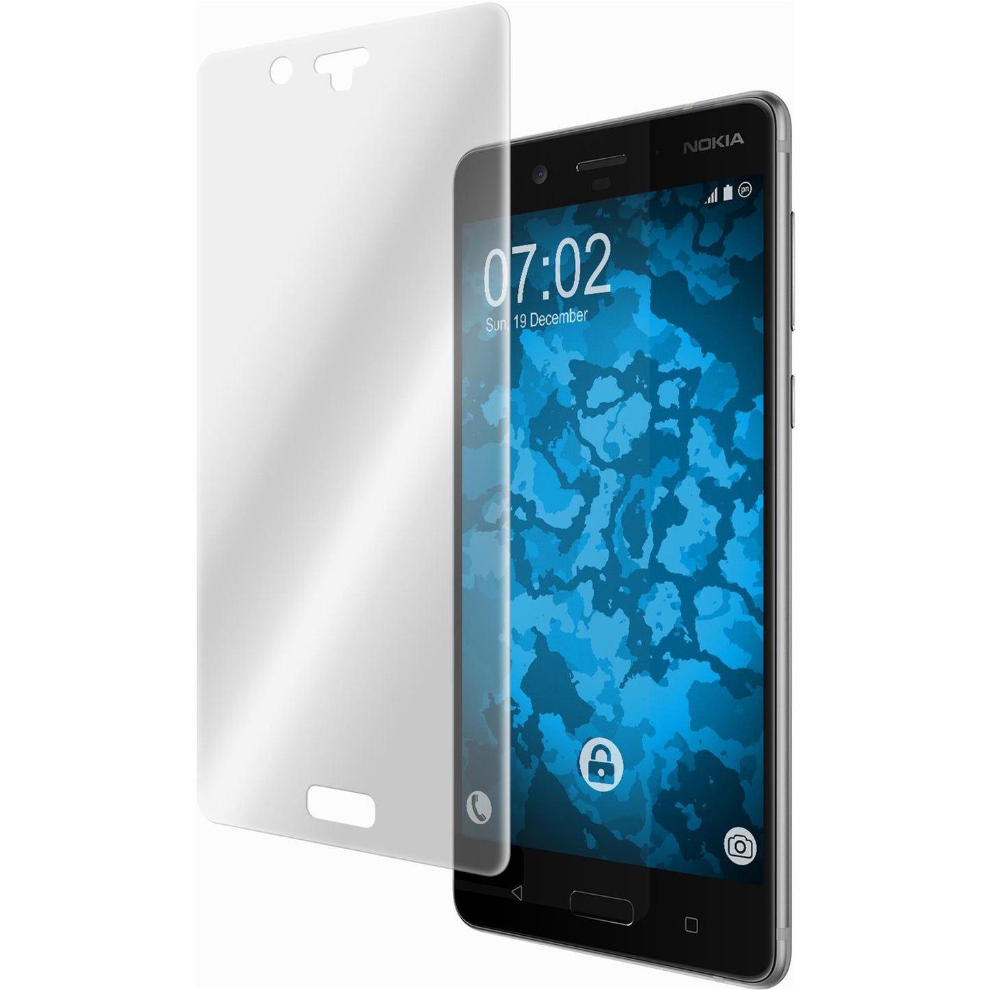 4 x  Nokia 8 Displayschutzfolie klar Flexible Folien