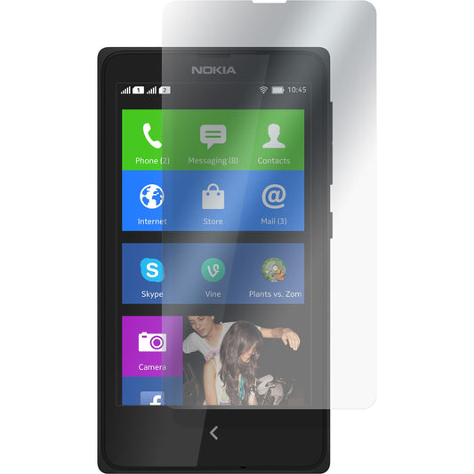 4 x  Nokia X / X+ Displayschutzfolie matt