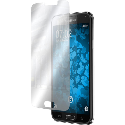 4 x Samsung Galaxy S5 Displayschutzfolie verspiegelt