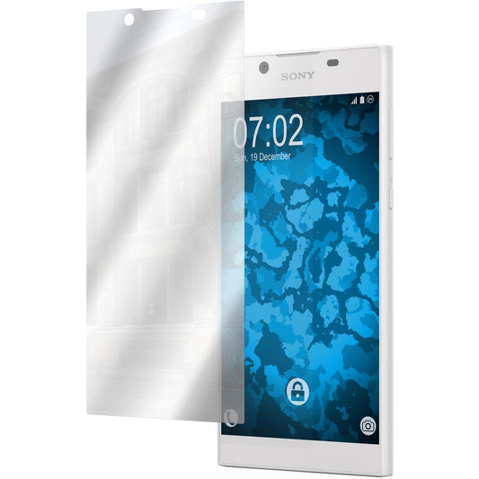 4 x Sony Xperia L1 Displayschutzfolie verspiegelt