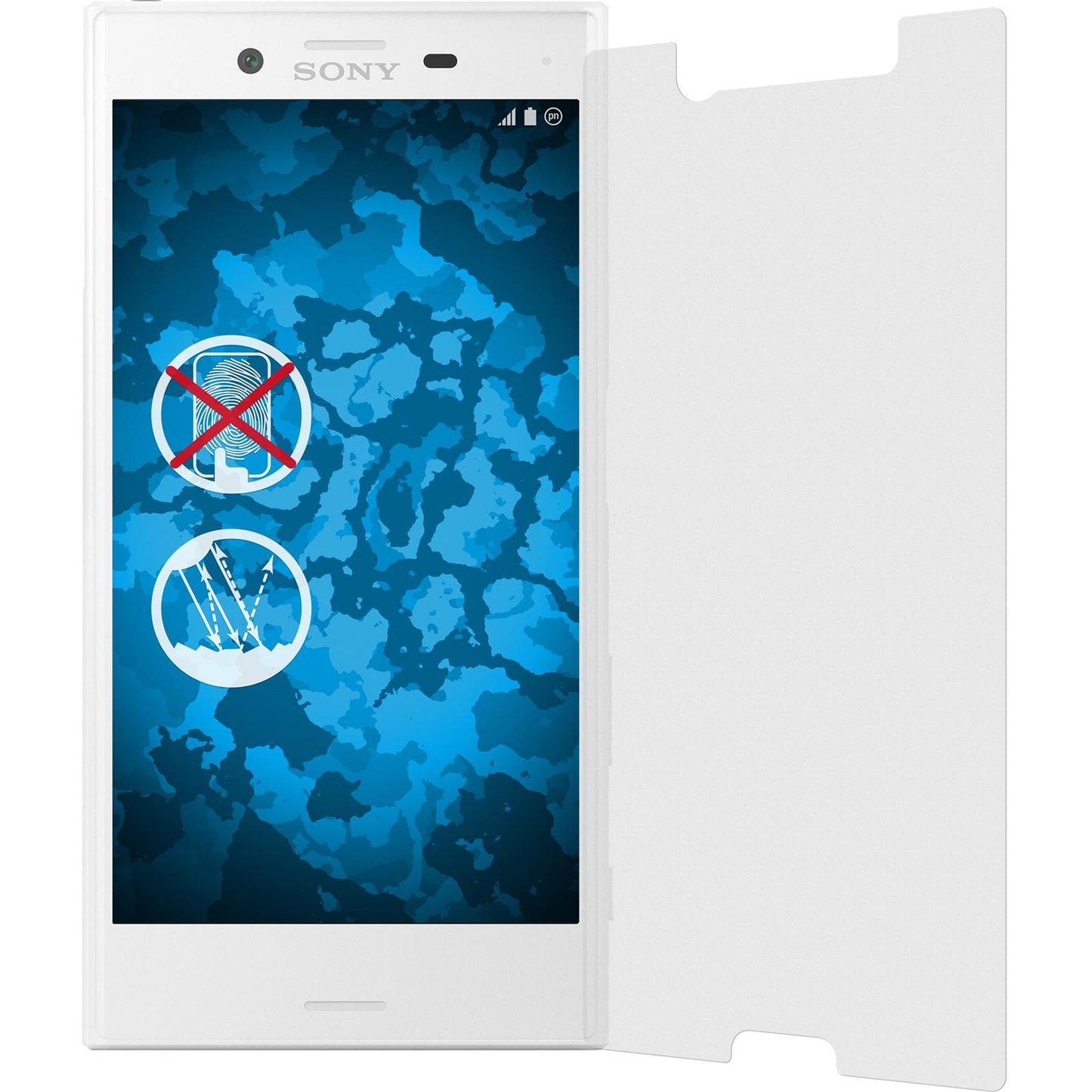 4 x Sony Xperia X Compact Displayschutzfolie matt