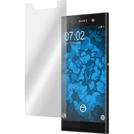 4 x Sony Xperia XA1 Ultra Displayschutzfolie Fiber-Glas klar