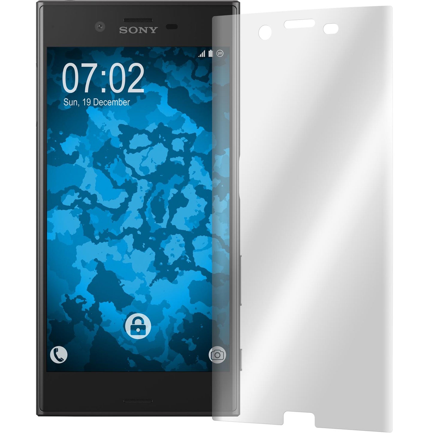 4 x Sony Xperia XZ Displayschutzfolie klar Flexible Folien