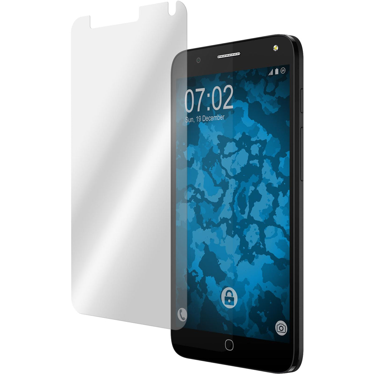 6 x Alcatel POP 4 Displayschutzfolie klar