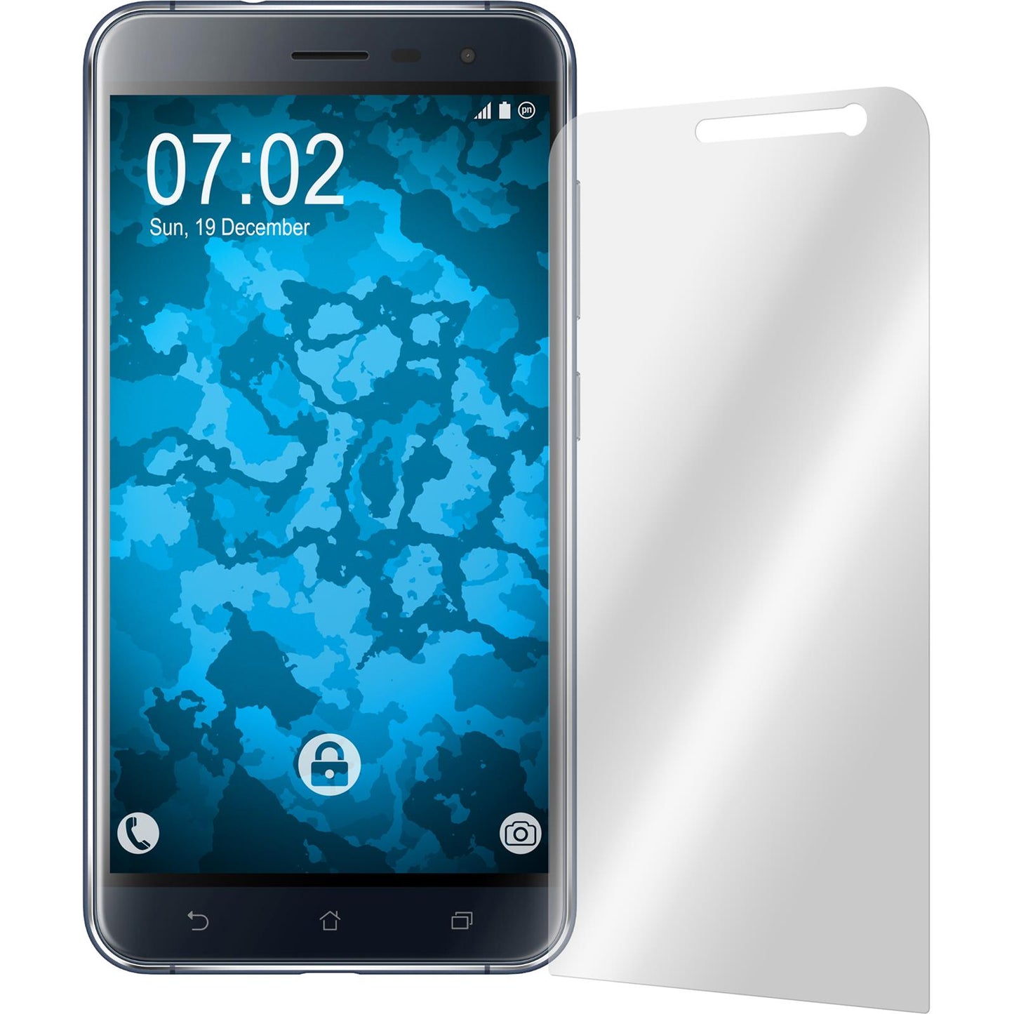 6 x Asus Zenfone 3 ZE552KL Displayschutzfolie klar