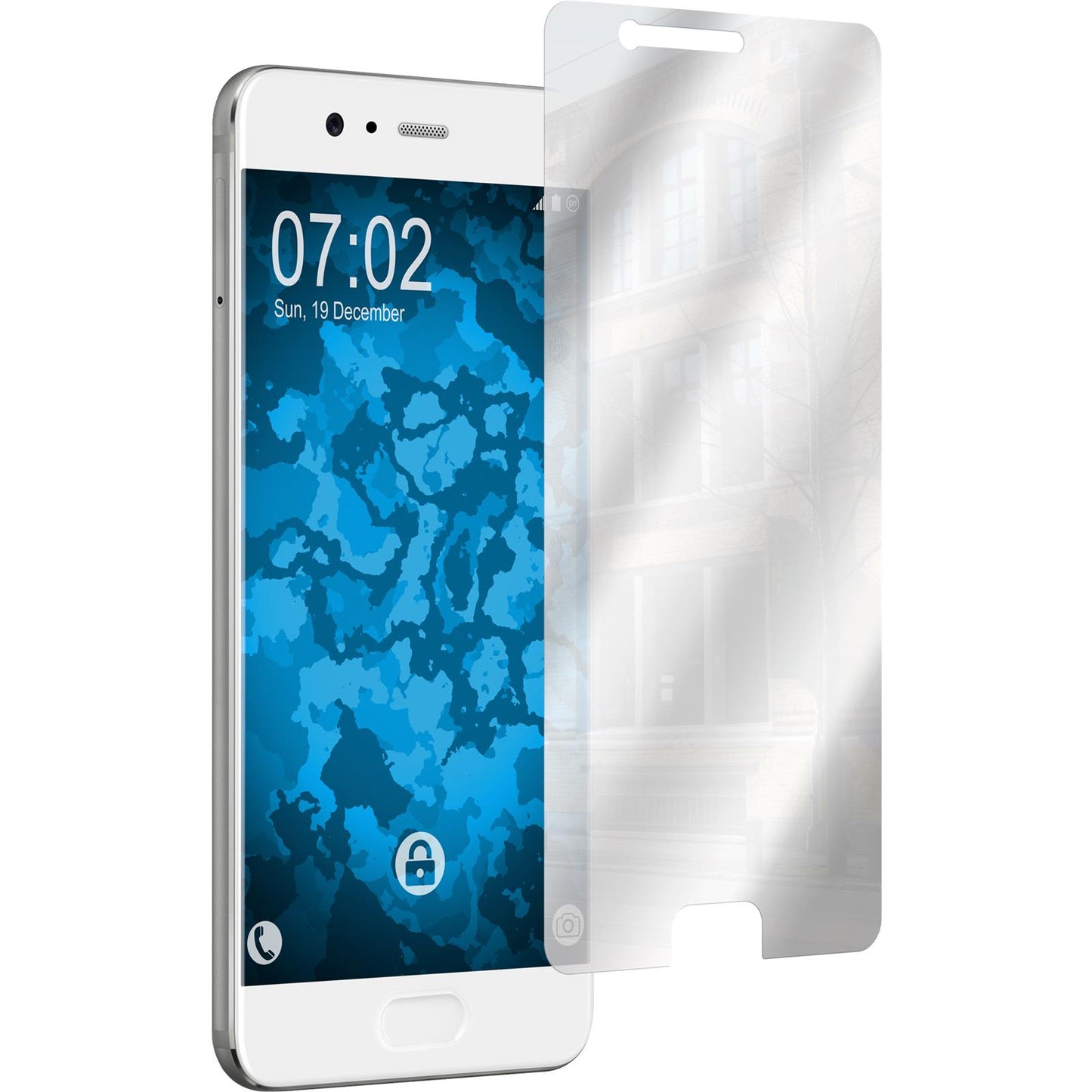 6 x Huawei P10 Plus Displayschutzfolie verspiegelt