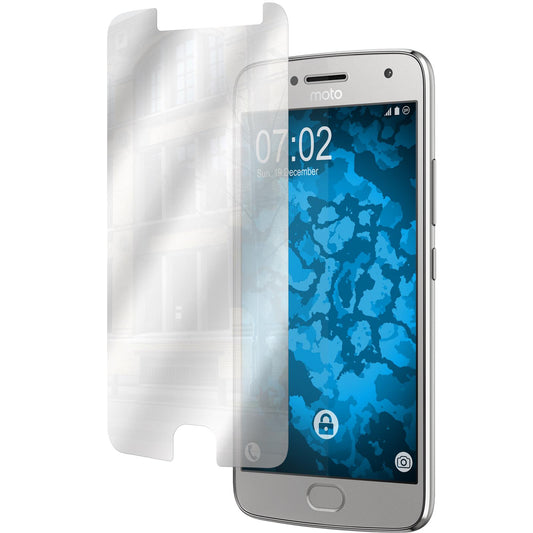 6 x Lenovo Moto G5 Plus Displayschutzfolie verspiegelt