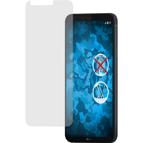 6 x LG Q6 Displayschutzfolie matt