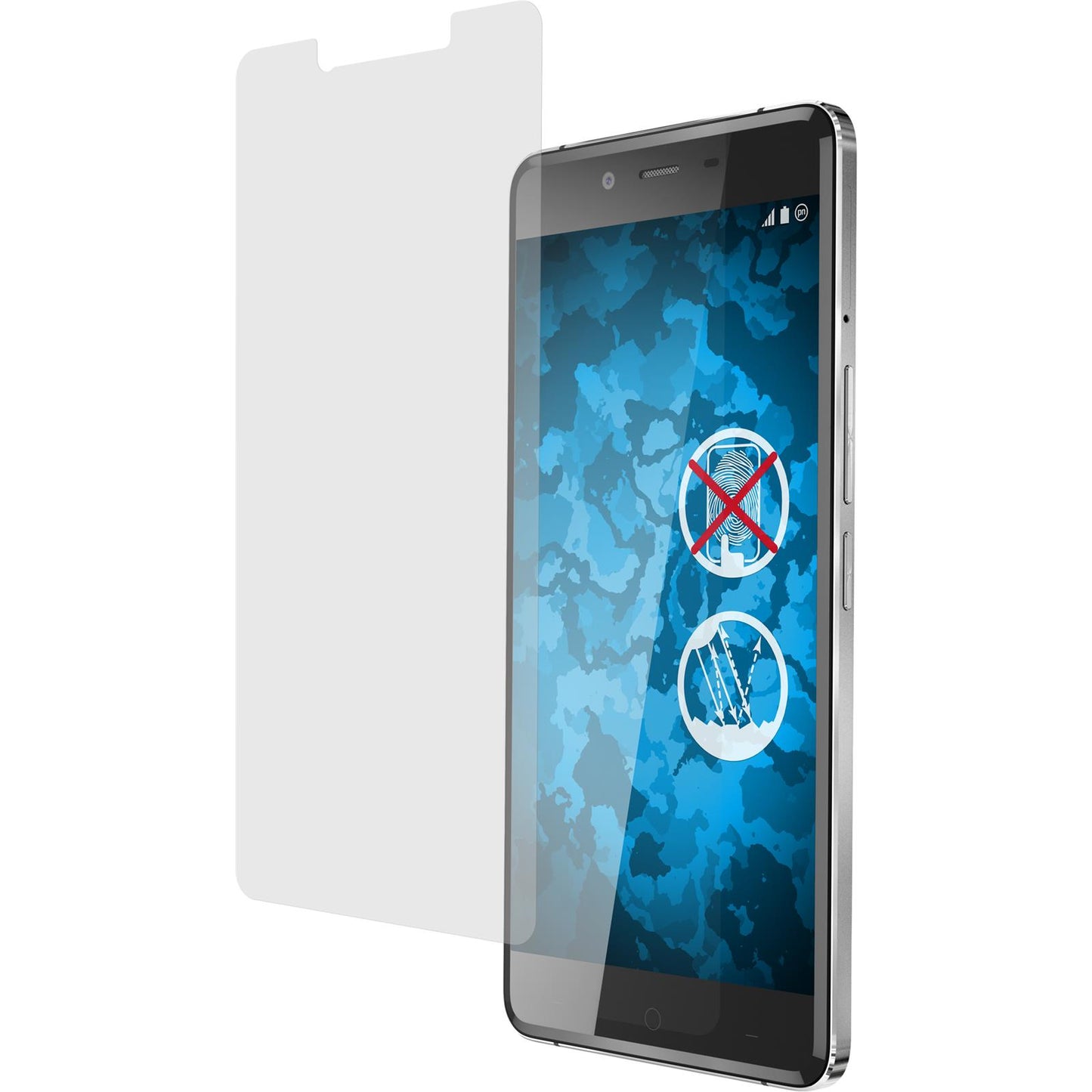 6 x  OnePlus X Displayschutzfolie matt