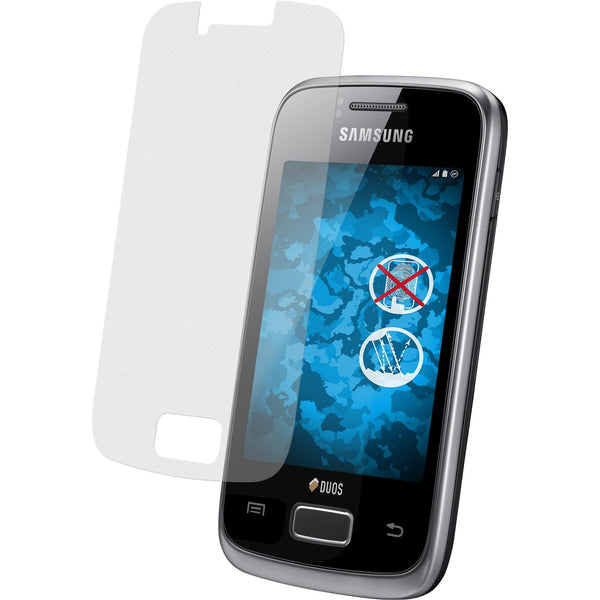 6 x Samsung Galaxy Y Duos Displayschutzfolie matt