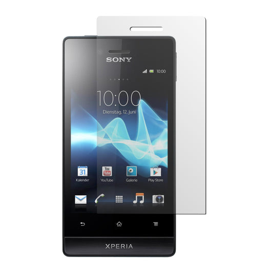 6 x Sony Xperia miro Displayschutzfolie matt