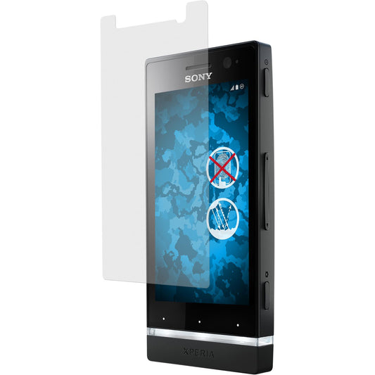 6 x Sony Xperia U Displayschutzfolie matt