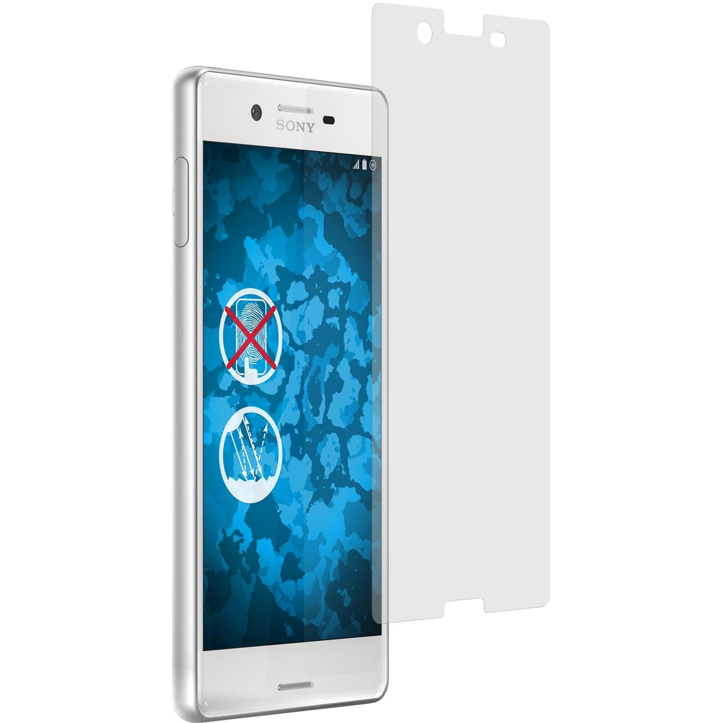 6 x Sony Xperia X Displayschutzfolie matt