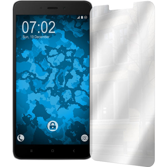 6 x Xiaomi Redmi Note 4 (2016) Displayschutzfolie verspiegel