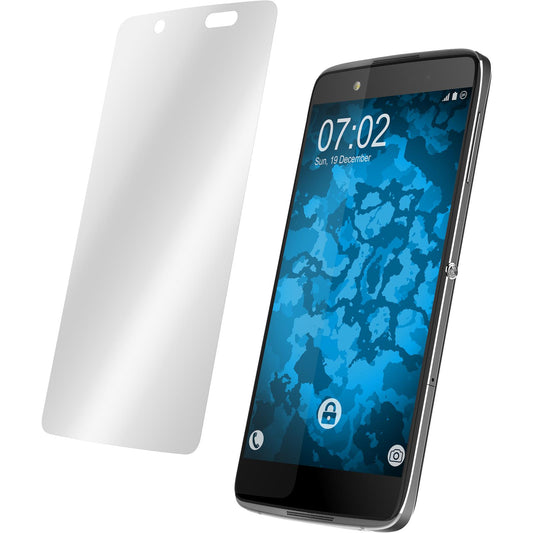 8 x Alcatel Idol 4 Displayschutzfolie klar