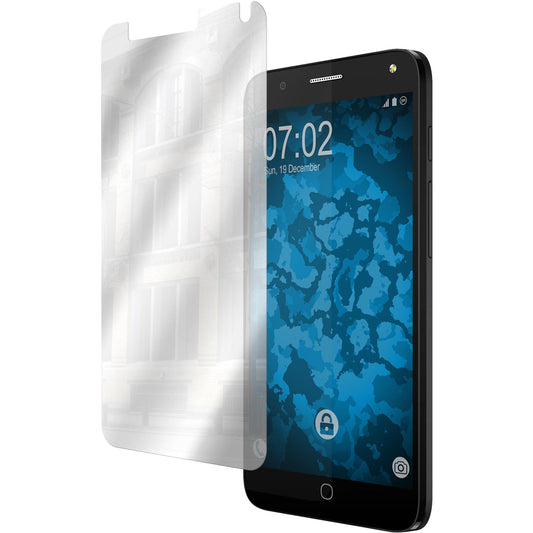 8 x Alcatel POP 4 Displayschutzfolie verspiegelt