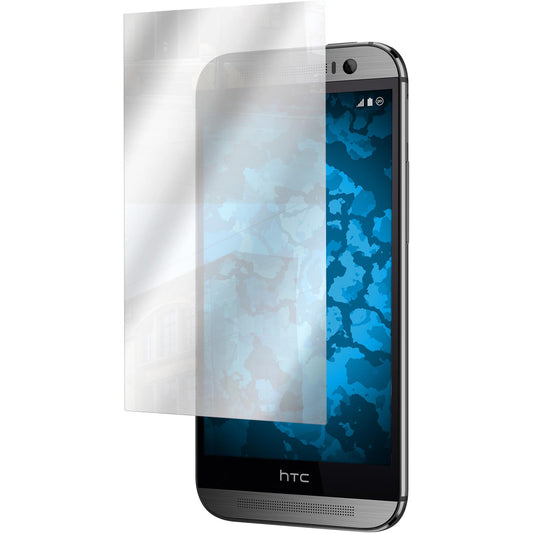 8 x HTC One M8 Displayschutzfolie verspiegelt