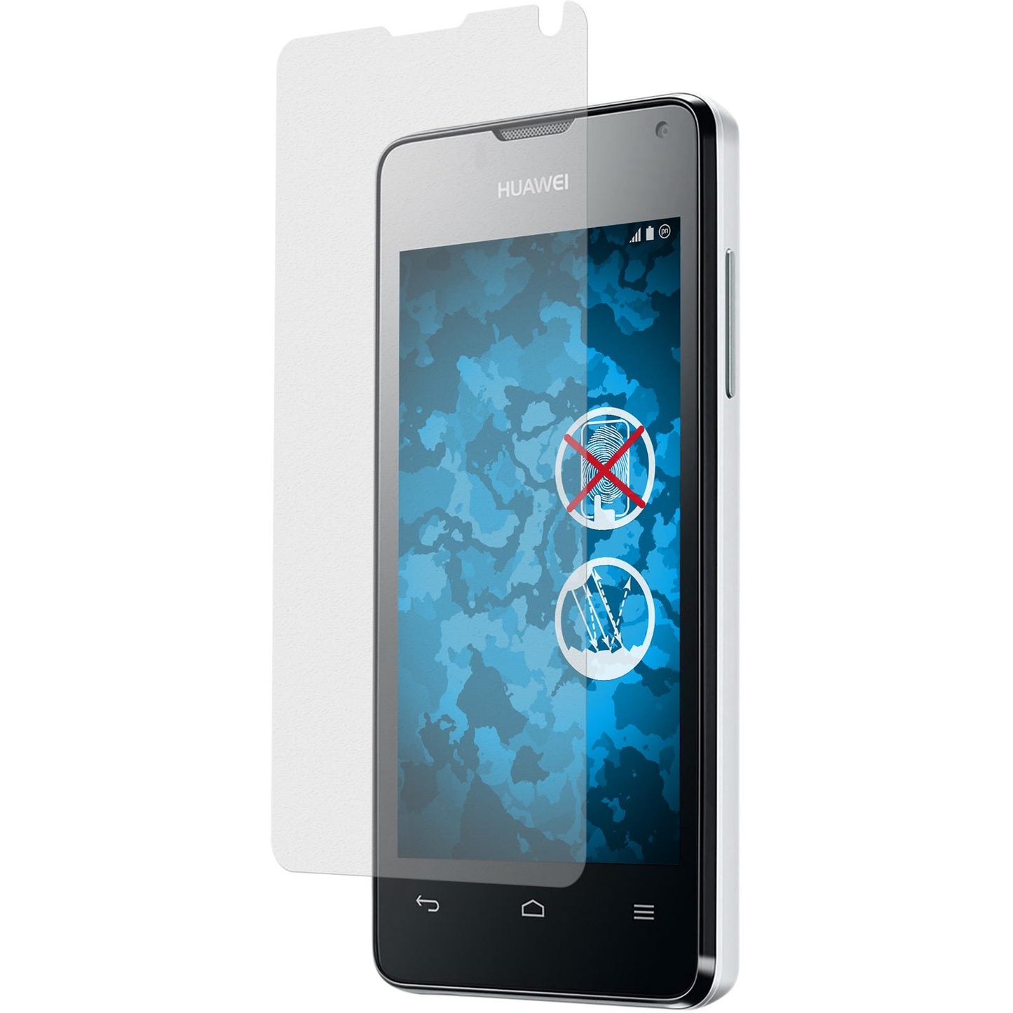 8 x Huawei Ascend Y300 Displayschutzfolie matt
