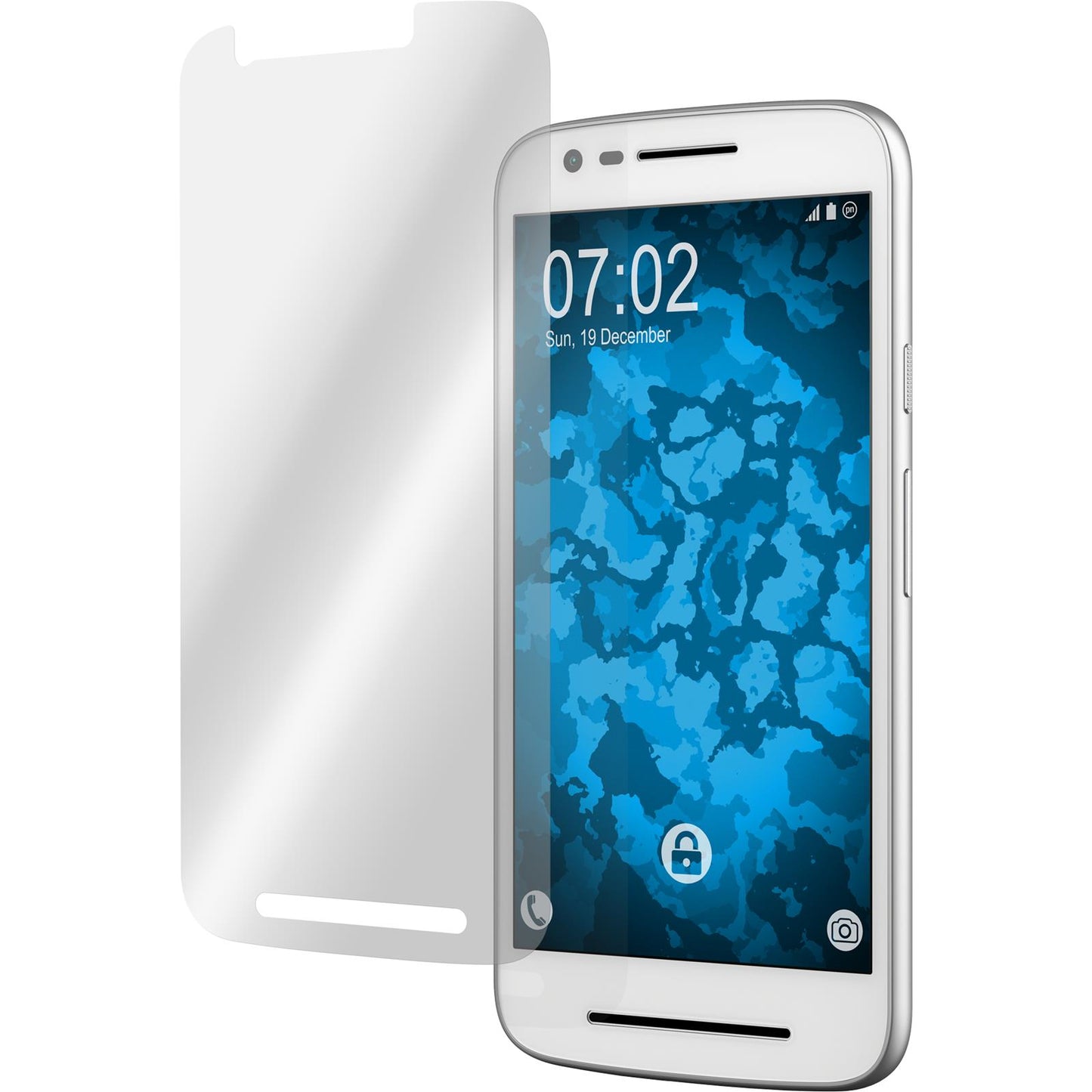 8 x Lenovo Moto E3 Displayschutzfolie klar