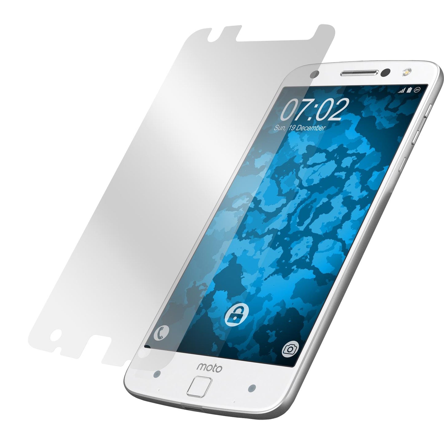 8 x Lenovo Moto Z Displayschutzfolie klar