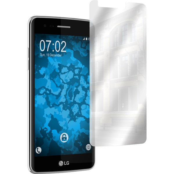8 x LG K8 2017 Displayschutzfolie verspiegelt