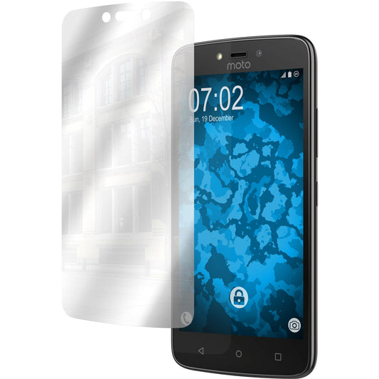 8 x Lenovo Moto C Displayschutzfolie verspiegelt