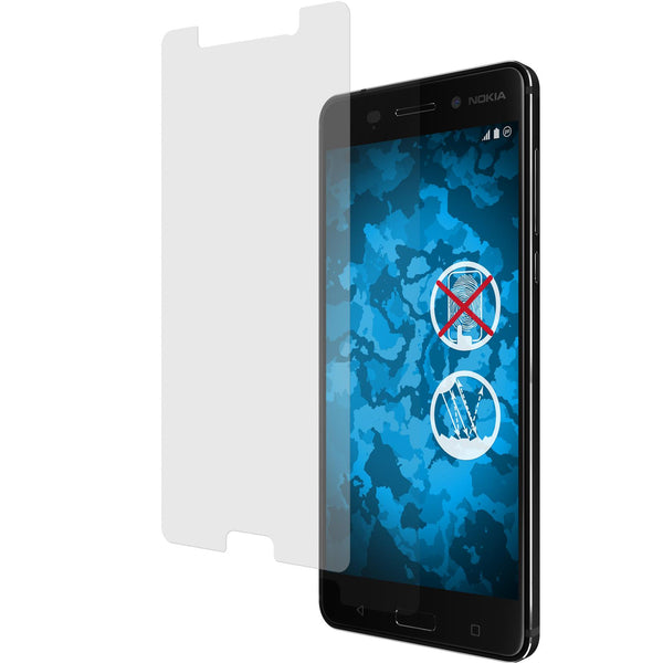 8 x  Nokia 6 Displayschutzfolie matt