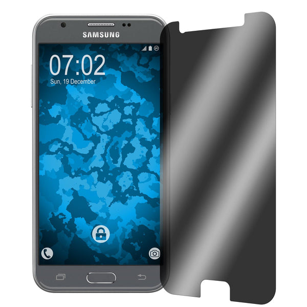 8 x Samsung Galaxy J3 Emerge Displayschutzfolie Privacy