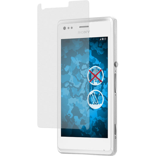 8 x Sony Xperia M Displayschutzfolie matt
