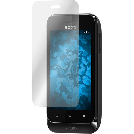 8 x Sony Xperia tipo Displayschutzfolie klar