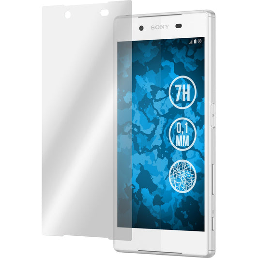 8 x Sony Xperia Z5 Displayschutzfolie Fiber-Glas klar