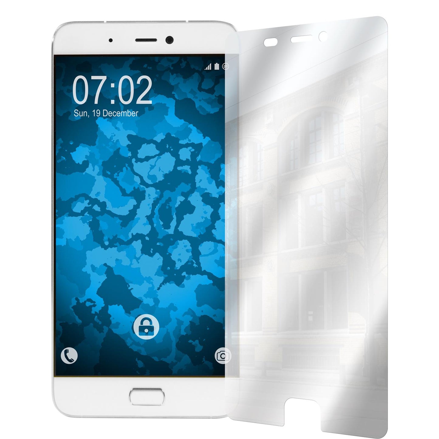 8 x Xiaomi Mi 5s Displayschutzfolie verspiegelt