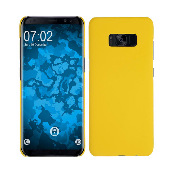 Hardcase für Samsung Galaxy A5 (2018) gummiert gelb