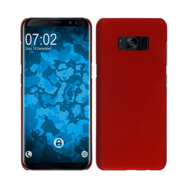 Hardcase für Samsung Galaxy A5 (2018) gummiert rot