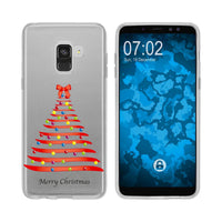 Galaxy A8 Plus (2018) Silikon-Hülle X Mas Weihnachten Weihna