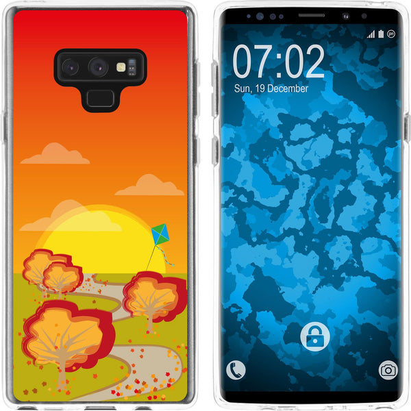 Galaxy Note 9 Silikon-Hülle Herbst M2 Case