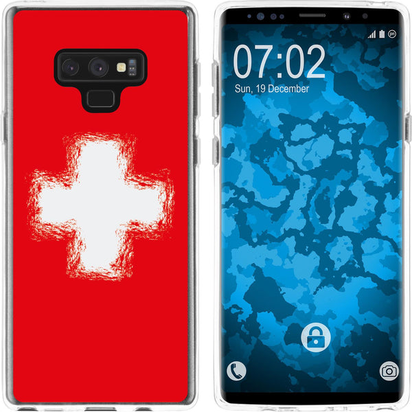 Galaxy Note 9 Silikon-Hülle WM Schweiz M10 Case